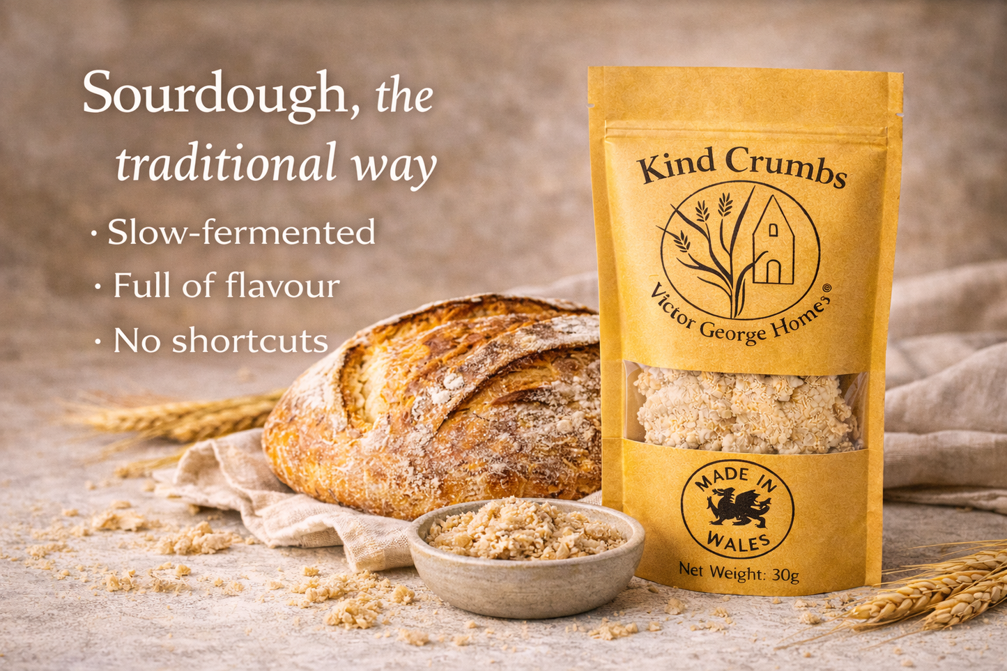 Welsh Sourdough Starter – Dehydrated Live Culture (30g)