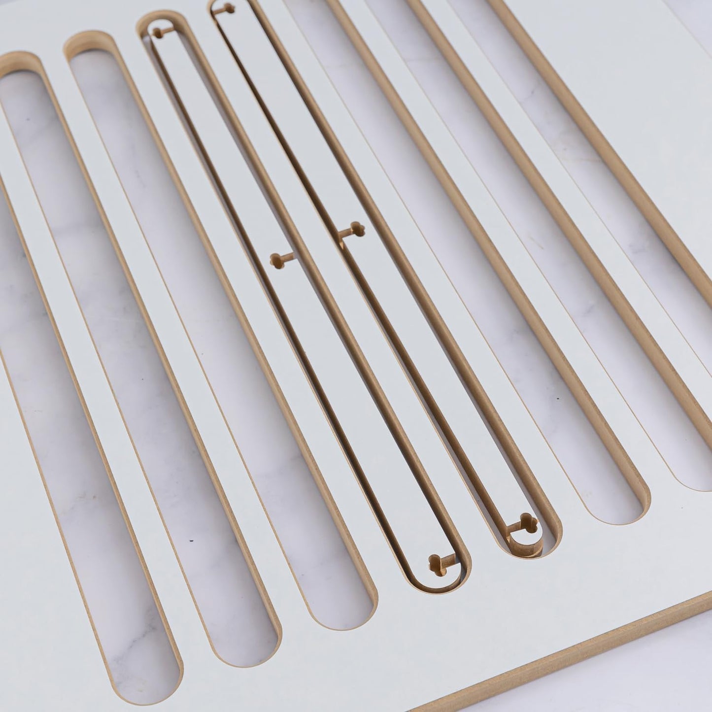 Drainer Groove Worktop Jig | Precision Cutting Jig | DIY Kitchen Jig | Perfect for All Worktop Materials | Centering Pegs Included