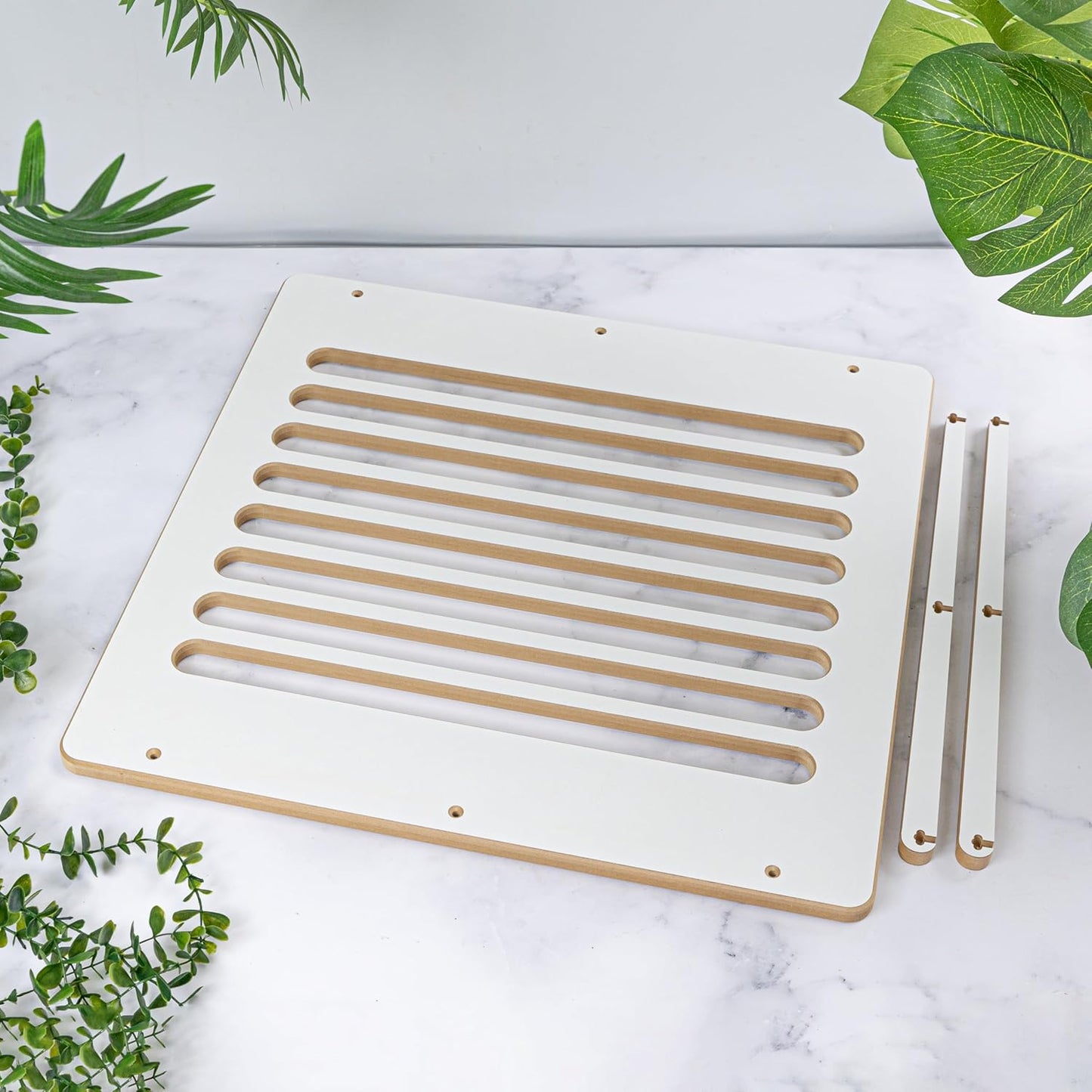 Drainer Groove Worktop Jig | Precision Cutting Jig | DIY Kitchen Jig | Perfect for All Worktop Materials | Centering Pegs Included