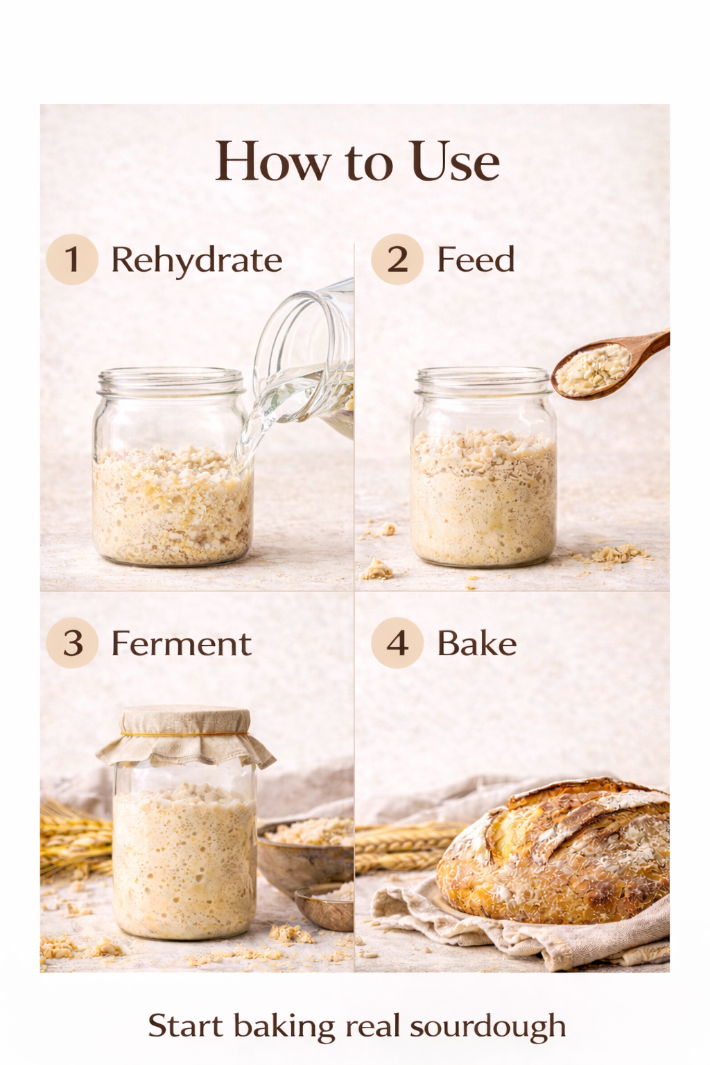 Welsh Sourdough Starter – Dehydrated Live Culture (30g)